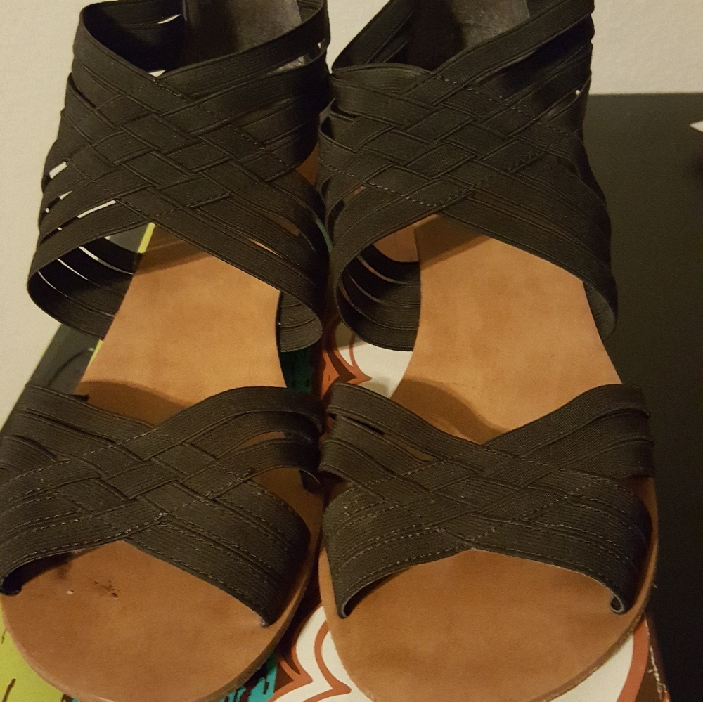Slip on sandal wedges